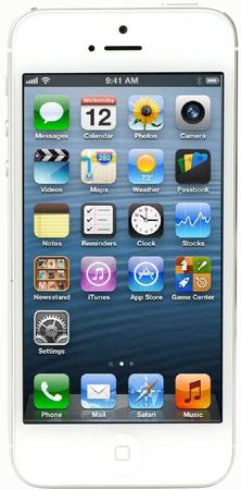 Смартфон Apple iPhone 5 64Gb White & Silver - Нерюнгри